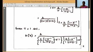 Bilinear Transformation technique problems [upl. by Mines913]