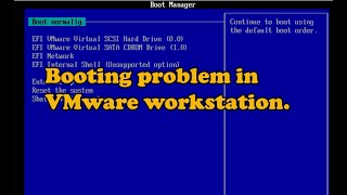 How to fix booting problem in VMware workstation [upl. by Stevana]