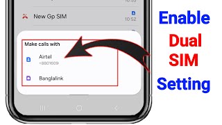 How to enable dual sim calling ask for sim 1 sim 2 in Android [upl. by Eniamret]