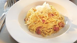 Rezept  Original Carbonara Sauce [upl. by Rubia432]