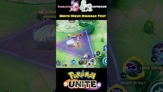 Tinkaton amp Galarion Rapidash Unite move damage Test 💥 Pokemon unite [upl. by Rosemari]