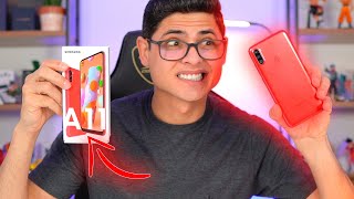 Galaxy A11 o famoso BASICÃO da SAMSUNG Será um bom Smartphone pra você Unboxing e Impressões [upl. by Colton768]