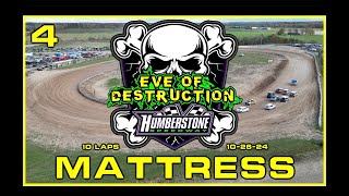 🏁Humberstone Speedway 4 MATTRESS RACE  EVE OF DESTRUCTION 2024 102624 humberstonespeedway [upl. by Faus]