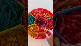 SATISFYING SPICY SNACK RESTOCK kitchen snacks spicyfood spicy snacktray restock asmr [upl. by Winifield]