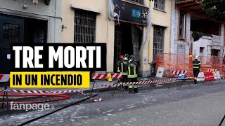 Tre morti carbonizzati in un negozio a Milano il procuratore Viola quotAvrebbero provato a scapparequot [upl. by Yrolg]