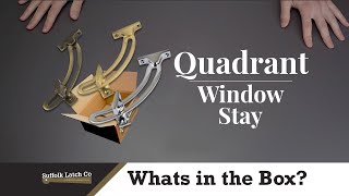 Whats In The Box Quadrant Window Stay [upl. by Akenot336]