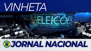 Vinheta de abertura do quotJornal Nacionalquot  Eleições 2018 [upl. by Opiak917]