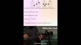 Ukulele Cover｜Girlslikeyou｜sp： D D DU｜ I need more hours with you｜ukuele maroon5 ukulelecover [upl. by Marutani185]