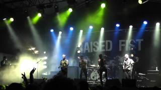 Raised Fist  Words and Phrases Live  Soundwave Festival in Adelaide Aus 030312 [upl. by Kallman]