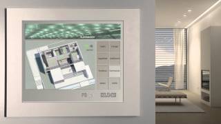 Ejemplo de Domotica en una vivienda con sistema KNX de JUNG [upl. by Colwell]