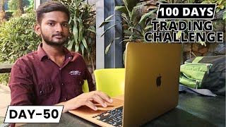 Day 50  LOOSING STREAK  100 Days Trading Challenge  BankNifty Option Buying [upl. by Ydollem]