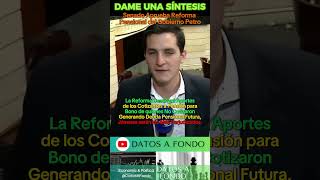 Colombia Senado Aprueba Reforma Pensional del Gobierno Petro shorts gustavopetro petro economia [upl. by Pomfret]