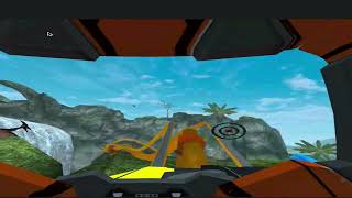 Meta Quest VR Roller Coaster Game Jurassic Park [upl. by Niras]