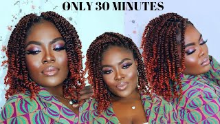 CROCHET PASSION TWISTS ON ANOTHER LEVEL ft BOHOBABE HAIR [upl. by Wixted]