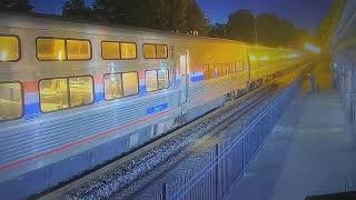 Amtrak Crescent 20 Eastbound Passenger Train P020 With AMTK 516 B328WH Trailing in Spartinsburg SC [upl. by Frech]