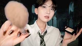 ASMR  The head of the Slytherin Does Your Makeup 🐍 [upl. by Ydnir437]