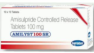 AMILYST 100 SR Tablets Amisulpride Controlled Release Tablets 100 mg [upl. by Ahseila]