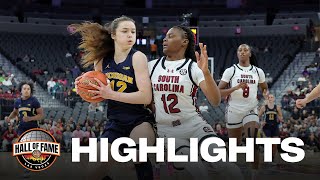 South Carolina vs Michigan 2024 Hall of Fame Series womens basketball highlights [upl. by Elylrac798]