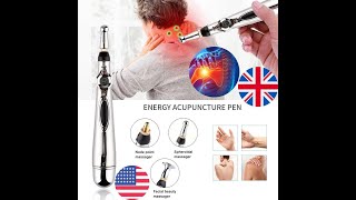 Acupuncture Pen Electric Meridians Laser Therapy Heal Massage Pen Meridian Energy Pen Relief Pain [upl. by Adnuahs]