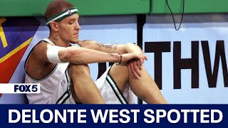 Former NBA player Delonte West spotted stumbling and disoriented in parking lot [upl. by Yenduhc]