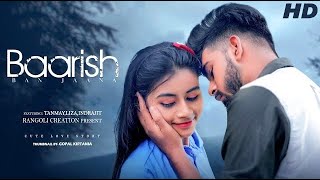 baarish  Love story Video  ft  Sourav amp Barsha  New Hindi Song  Feelings Music [upl. by Abita]