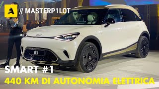 Smart 1  SUV elettrica Com’è DAL VIVO [upl. by Akina]