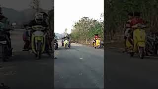 Motor listrik vs satria engine ninja 180cc ninja2stroke ninja2tak motorlistrik uwinflyt3 [upl. by Eserehc20]