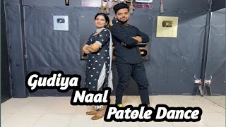 Guddiyan Patole dance coverbasic dance stepManish Indoriya and Anjali Bhagri [upl. by Asilenna255]