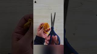 How to Make Pom Pom With HandBeautiful Flower Decor Idea Yarn Craft diyyarn [upl. by Ssepmet]