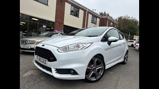 2015 15Reg Ford Fiesta ST2 180Frozen WhiteFSHHEATED SEATSXENONS £6495 [upl. by Anoit]