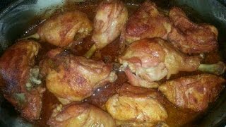 Pernas e coxas de frango assado no forno [upl. by Lang197]