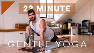 22 Minute Full Body Gentle Yoga Practice for Beginners and Athletes [upl. by Oberheim35]