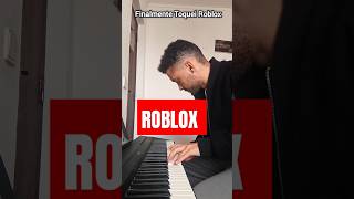 Finalmente Toquei ROBLOX piano musica [upl. by Eldredge]