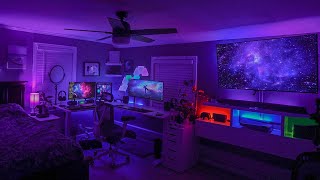 MY DREAM ROOM TOUR  GAMING SETUP  Ultimate Upgrades [upl. by Eetsud]