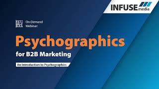 Psychographics Webinar Psychographic Segmentation B2B Marketing Strategies [upl. by Aihsenek]