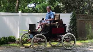 1899 Locomobile Steam Carriage with Blow Down [upl. by Nehgam]