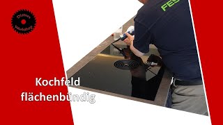 Kochfeld flächenbündig einbauen So geht es  Outtakes [upl. by Metts356]