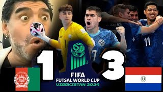 PARAGUAY VS AFGANISTAN 31  PARTIDAZOOOO  FIFA FUTSAL WORLD CUP UZBEKISTAN 2024 [upl. by Notkcorb]