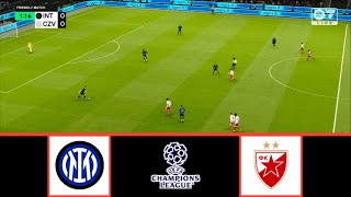 INTER MILAN VS RED STAR  UEFA CHAMPIONS LEAGUE 20242025  FOOTBALL LIFE 2024 [upl. by Enilamme]