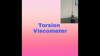 Torsion Viscometer Ec Lab 5th Sem Mechanical Engineering Vtu [upl. by Kaenel]