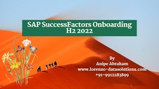 SAP SuccessFactors Onboarding H2 2022 successfactors [upl. by Oner]