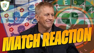 England 50 Republic of Ireland  Heimir Hallgrimsson Reacts [upl. by Llednol]