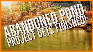 Abandoned Pond Project Gets Finished Tranquility Elite Series Pond Install [upl. by Redfield]