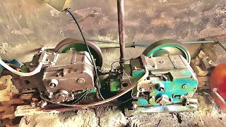 12HP vs 12HP peter diesel engine ￼with air Tank [upl. by Enneiluj43]