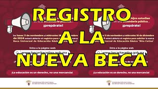 Inicia el registro a la Beca Universal Rita Cetina Gutiérrez complemento de la Beca Benito Juárez [upl. by Orvas]