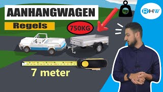 CBR Auto Theorie Examen  Aanhangwagen amp lading regels 2022 [upl. by Nomead]