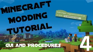 Create Minecraft Mods WITHOUT CODING  EP4  GUI and Procedures  MCreator Tutorial [upl. by Levey220]