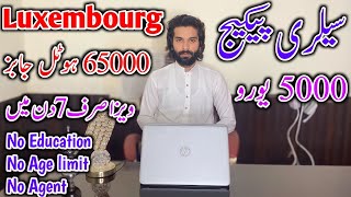 Luxembourg Free Work Visa 2024  How To Get a jobs in Europe [upl. by Marl]