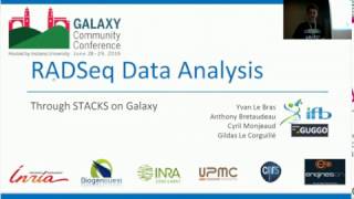 RADseq Data Analysis Through STACKS on Galaxy 20160627 [upl. by Eiuol]