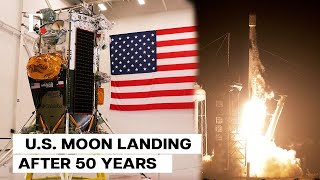 US Scripts History Lands First Private Spacecraft on Moon [upl. by Selina678]